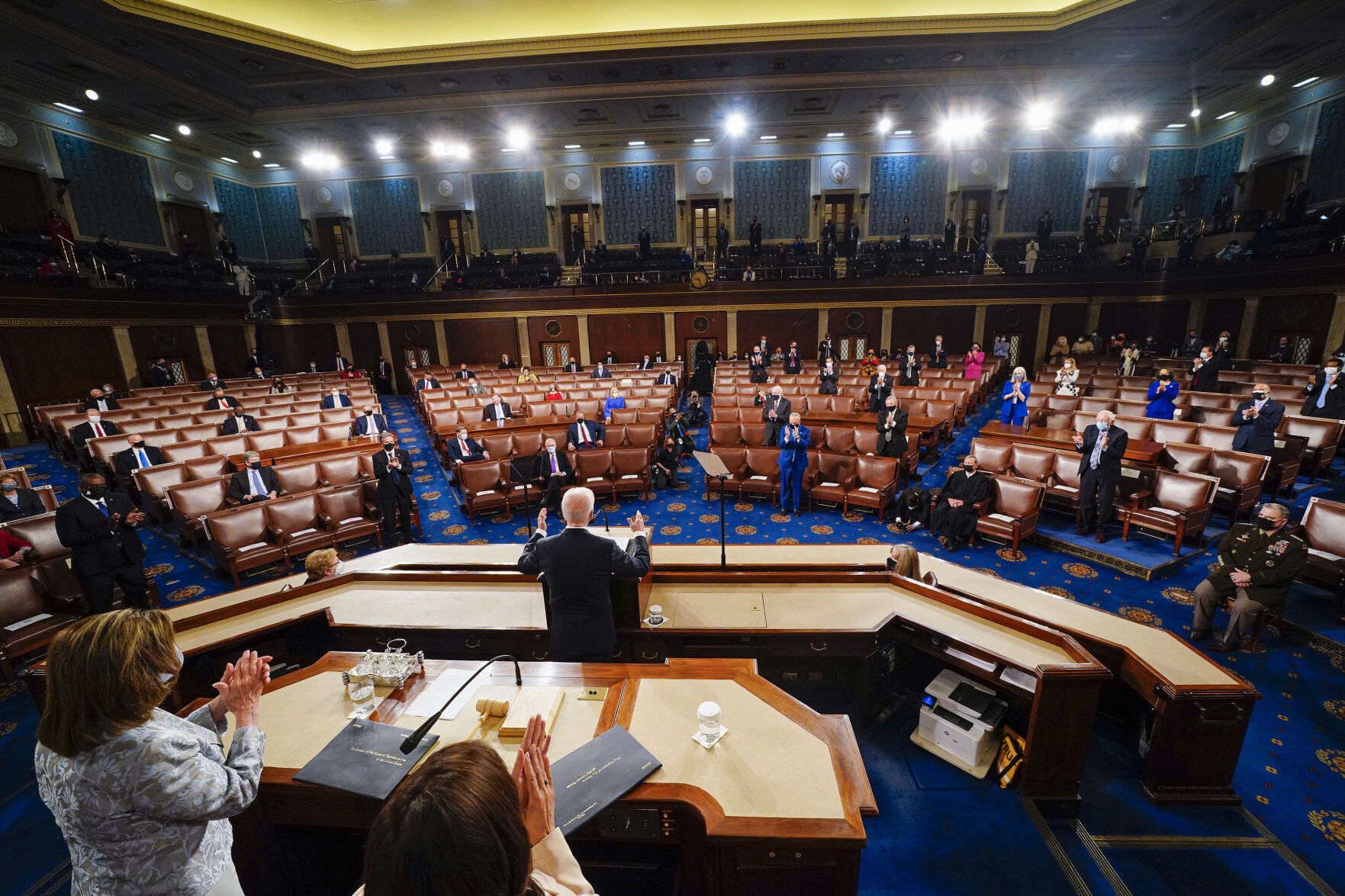 APTOPIX Biden 100 Days Congress